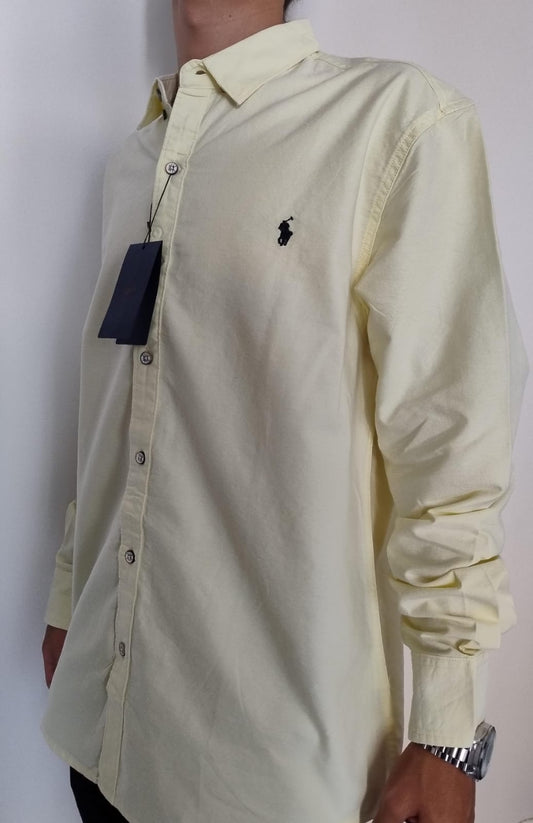 CAMISA MANGA LARGA RALPH AMARILLA