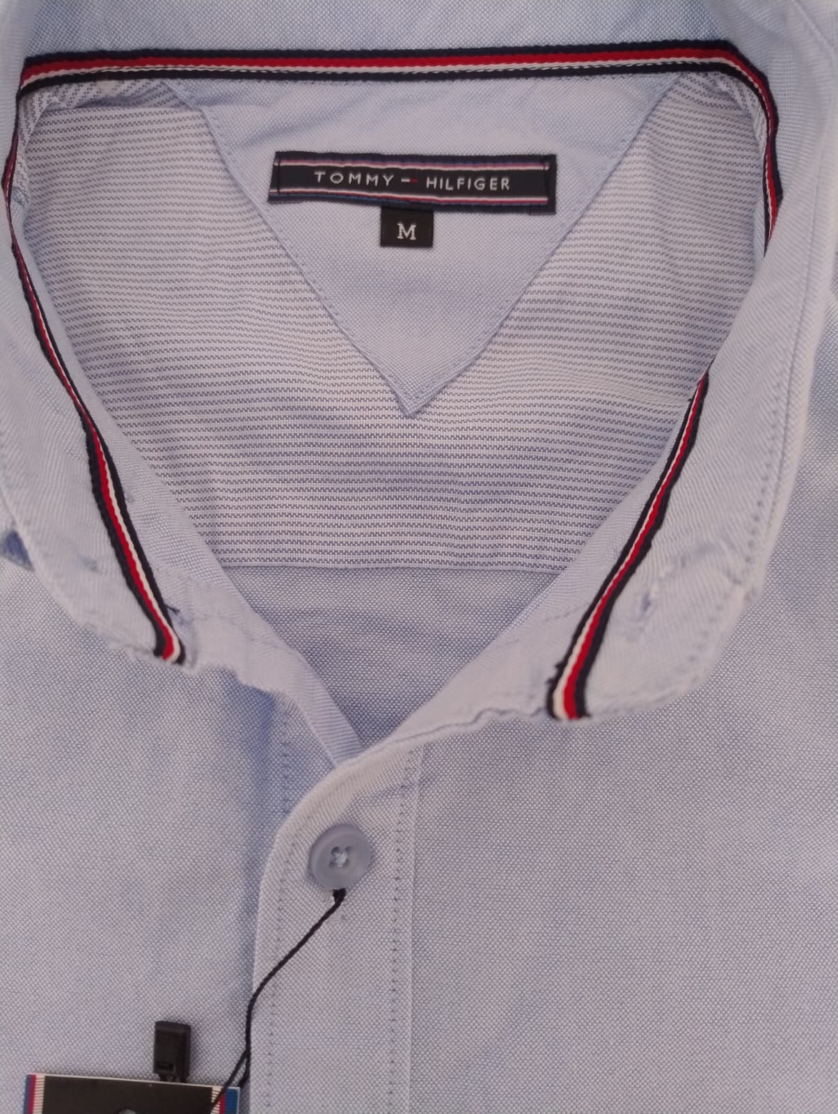 CAMISA MANGA LARGA TOMMY AZUL