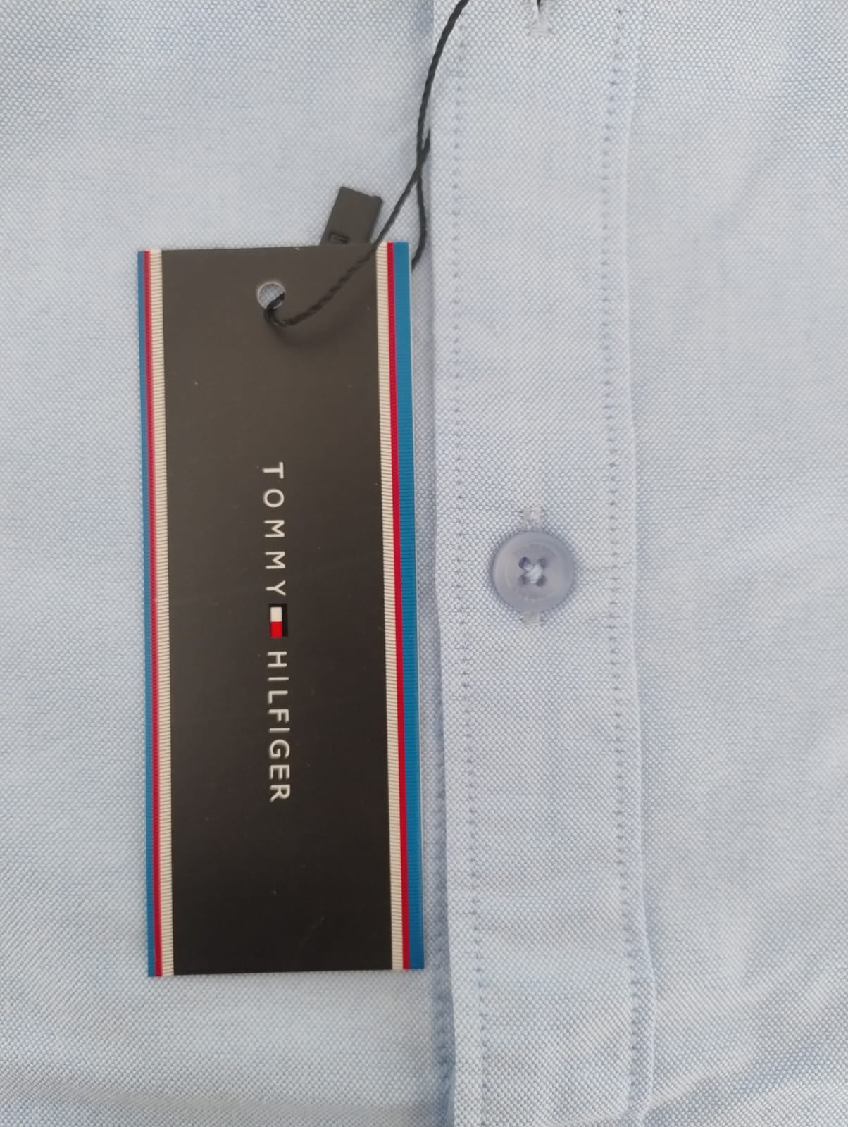 CAMISA MANGA LARGA TOMMY AZUL