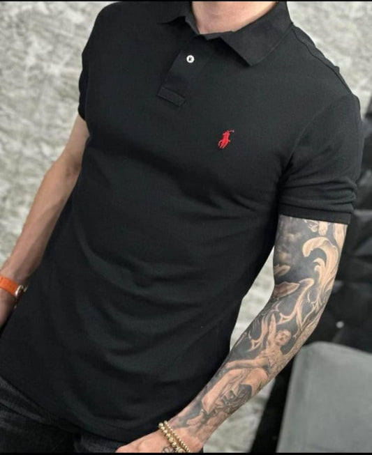 POLO CLASICO RALPH NEGRO