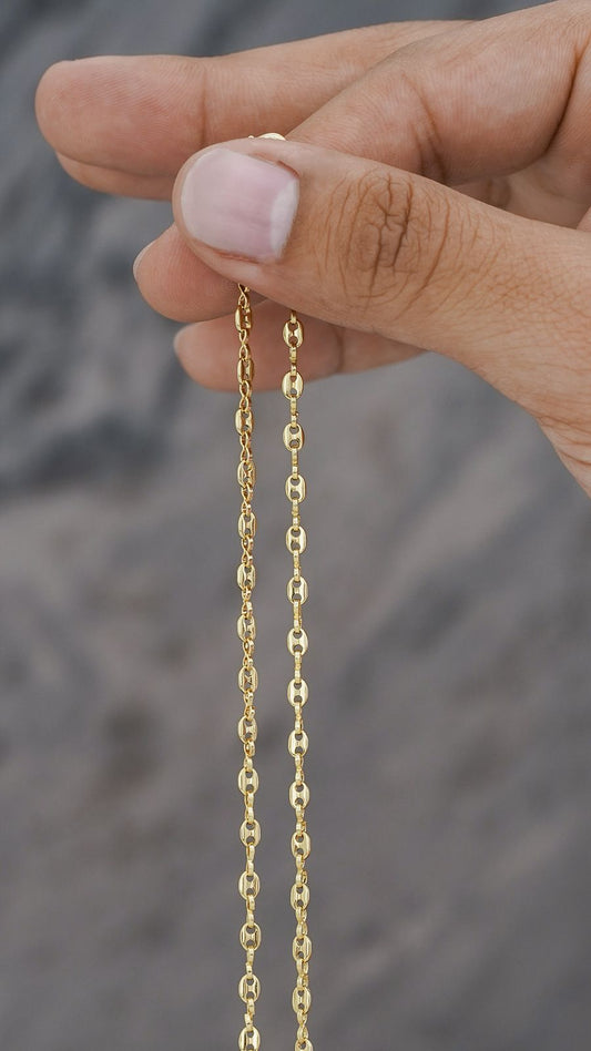 CADENA TEJIDO GUCCI 2MM *65CM DE LARGO- CABALLERO
