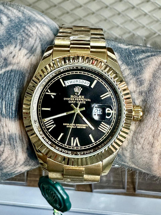 Rlx Oyster Perpetual Day Balck Gold