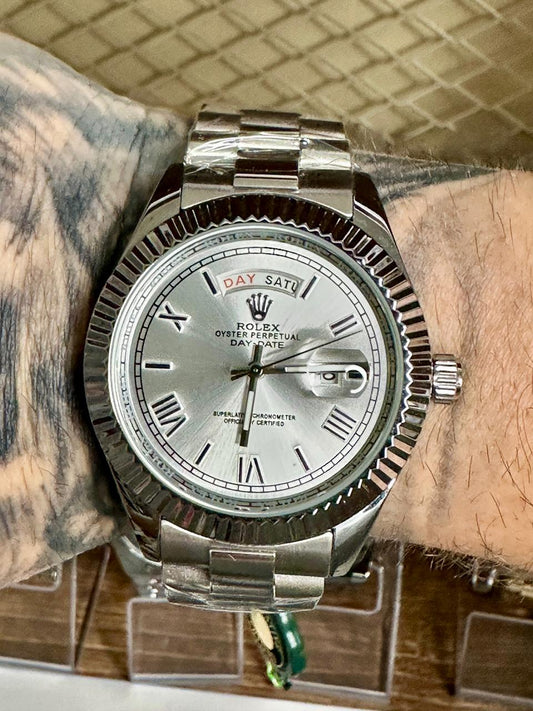 Rlx Oyster Perpetual Day Silver